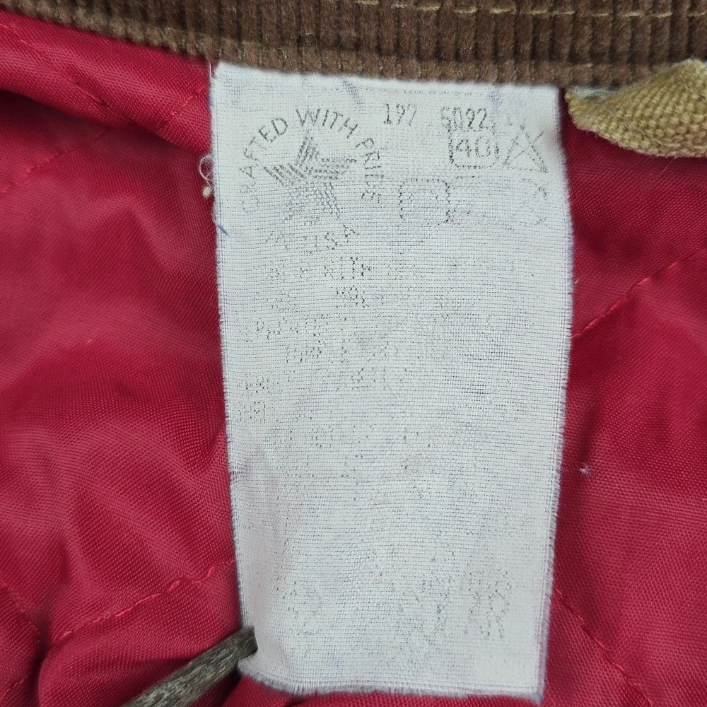 Vintage Carhartt Detroit Cropped Work Jacket Mens Brown Distressed‎ Ford Grail - Picture 3 of 11